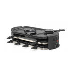 LIVOO Appareil à raclette 8 personnes 1600w noir - DOC337