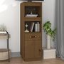Voir la diapositive 1 : VIDAXL Buffet haut Marron miel 34x40x108,5 cm Bois massif de pin