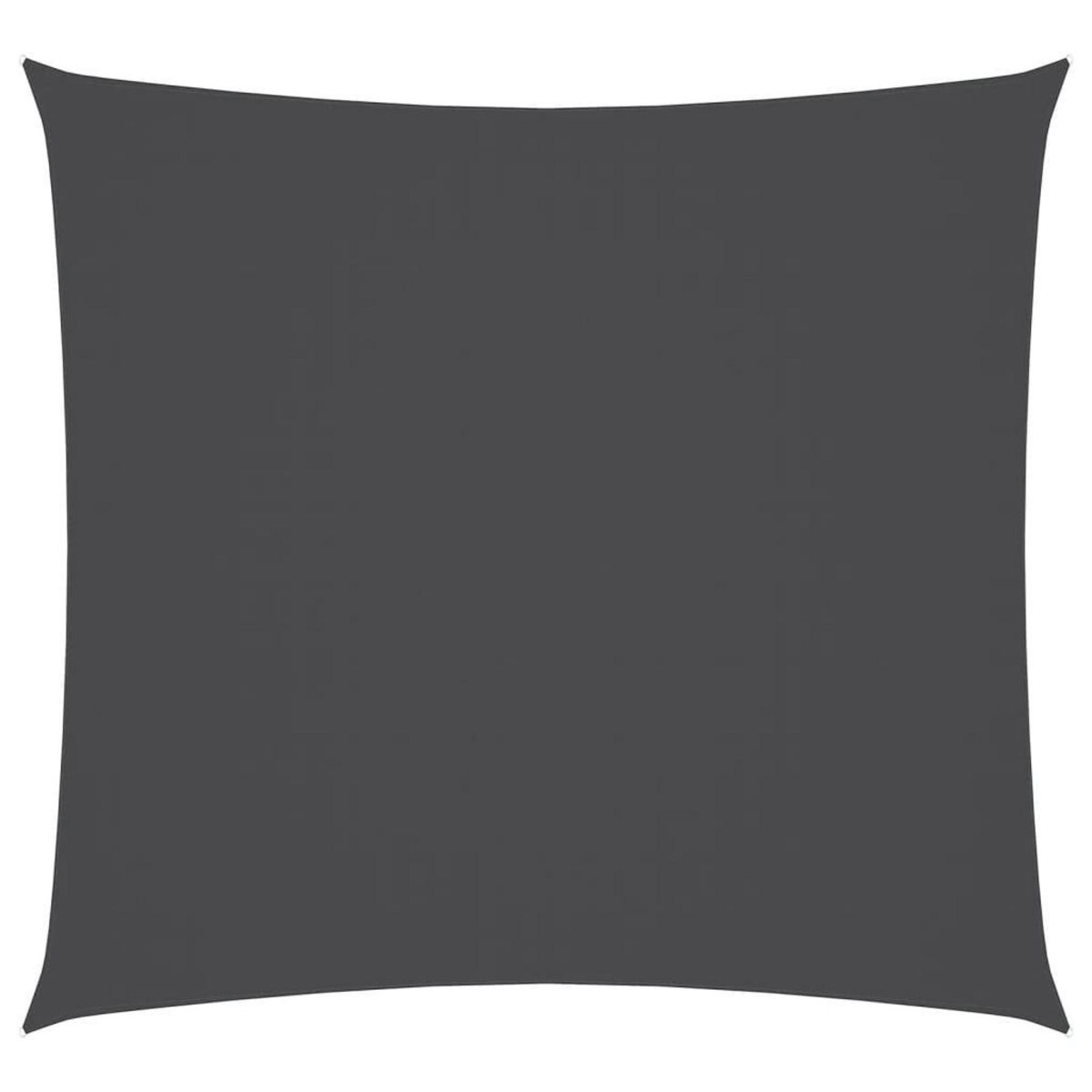 VIDAXL Parasol en tissu oxford carre 4x4 m anthracite