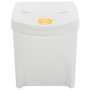 Voir la diapositive 5 : VIDAXL Poubelles a ordures empilables 4 pcs Blanc 100 L Polypropylene