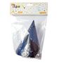Voir la diapositive 2 : Paris Prix Lot de 6 Chapeaux d'Anniversaire  Espace  16cm Bleu