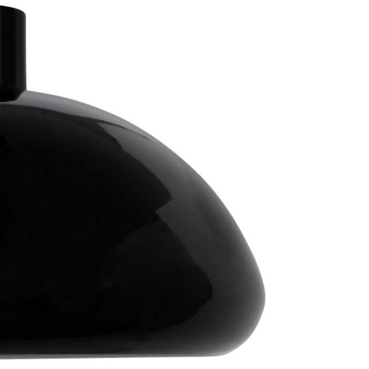 ATMOSPHERA Lampe Suspension Champignon  Savio  27cm Noir