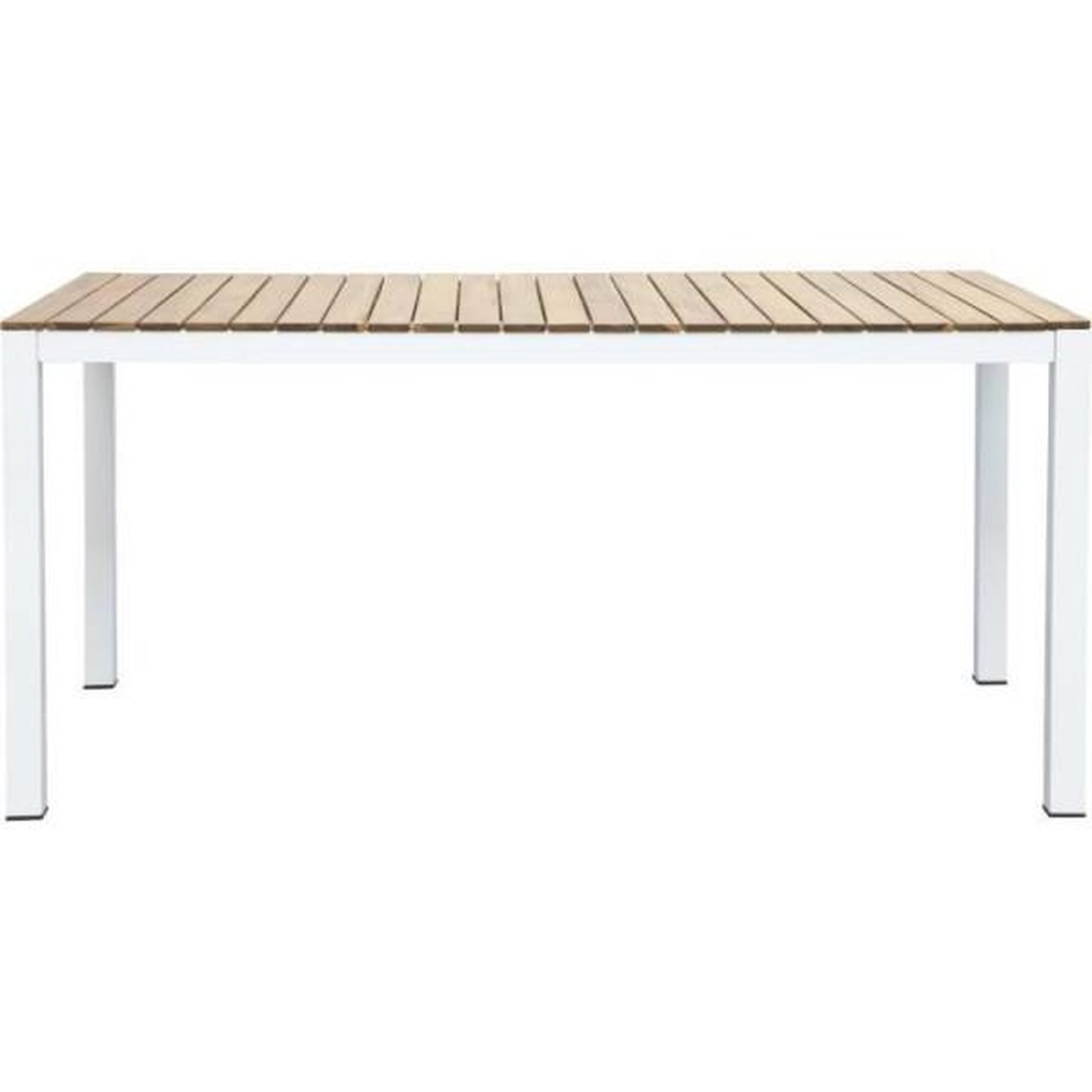 Voir la diapositive 2 : MARKET24 Table de jardin rectangulaire en bois d'Acacia - 6 personnes - l160 x P90 x H75 cm - NAREL