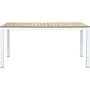 Voir la diapositive 2 : MARKET24 Table de jardin rectangulaire en bois d'Acacia - 6 personnes - l160 x P90 x H75 cm - NAREL
