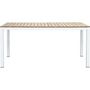 Voir la diapositive 2 : MARKET24 Table de jardin rectangulaire en bois d'Acacia - 6 personnes - l160 x P90 x H75 cm - NAREL