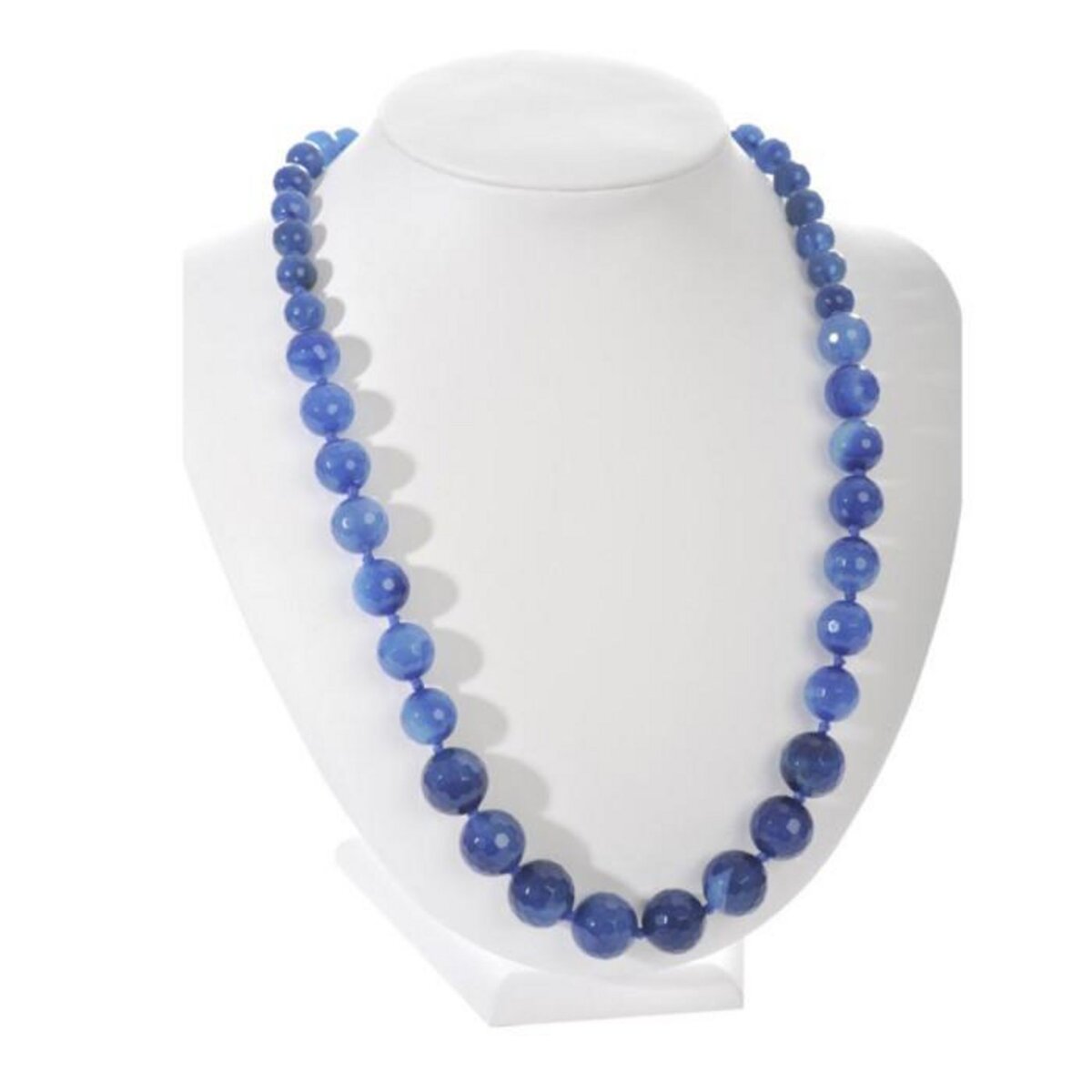 Paris Prix Collier Design  Agate  18cm Bleu
