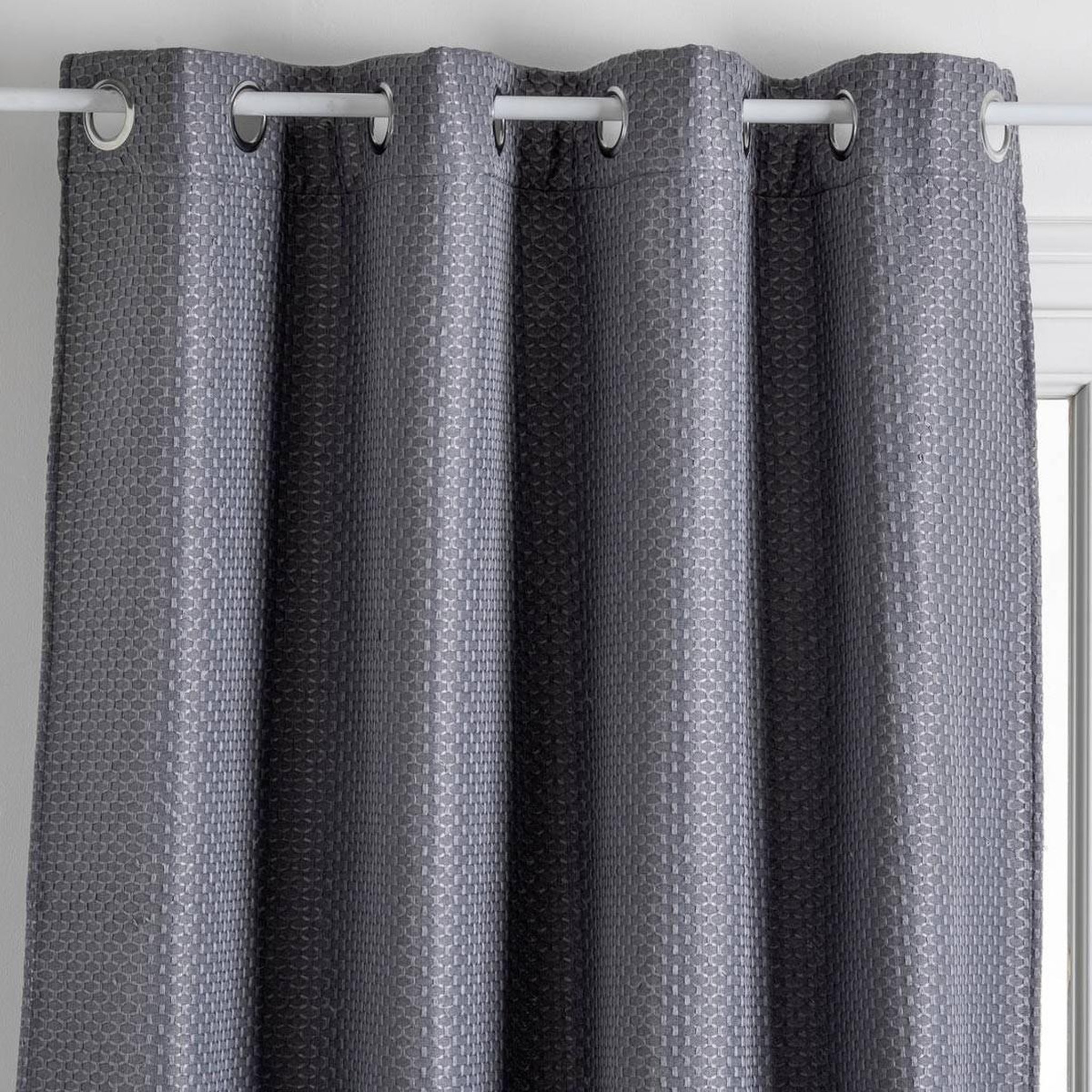 ATMOSPHERA Rideau occultant à œillets  mattone  140x260cm gris
