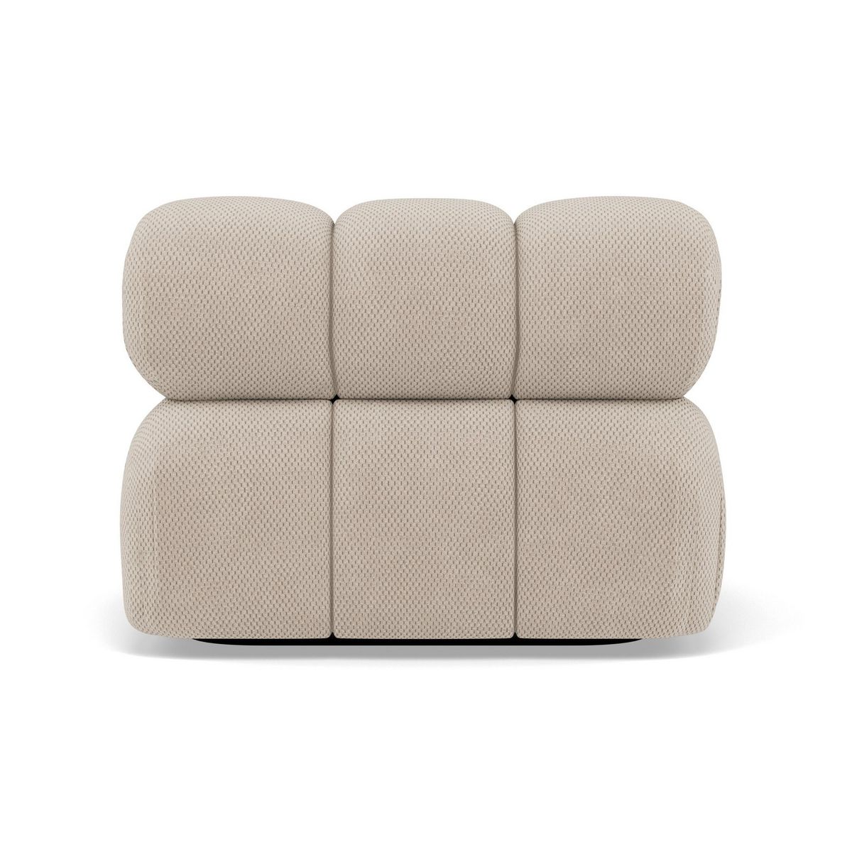 LISA DESIGN Ruby - module d'assise gauche en velours texturé