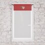 SOLEIL D'OCRE Brise bise pur coton 45x90 cm LOVE rouge, par Soleil d'Ocre