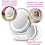 Voir la diapositive 4 : Medisana Miroir lumineux grossissant à piles