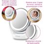 Voir la diapositive 4 : Medisana Miroir lumineux grossissant à piles