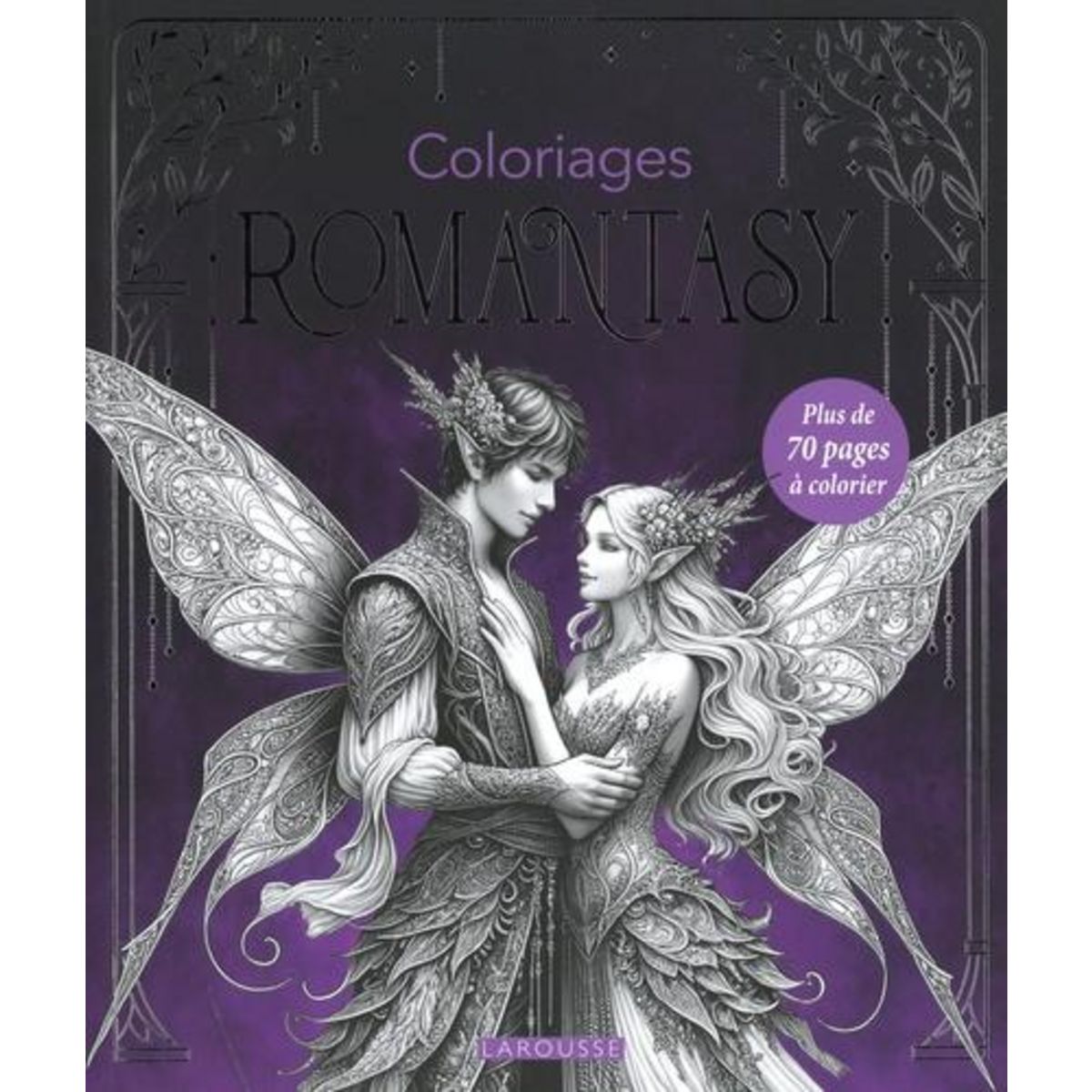 COLORIAGES ROMANTASY, Larousse