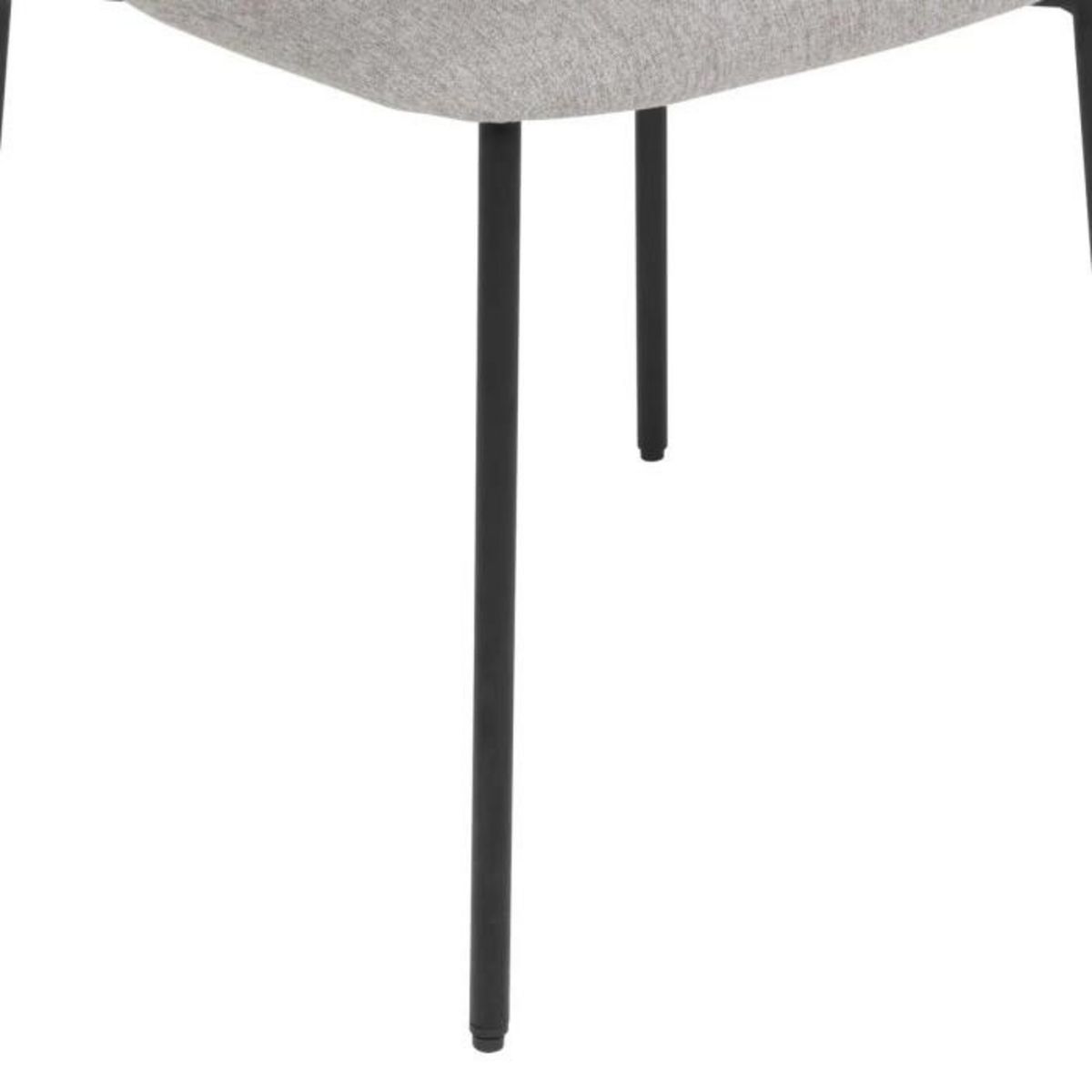 ATMOSPHERA Lot de 2 Chaises Design  Jaisa  81cm Gris