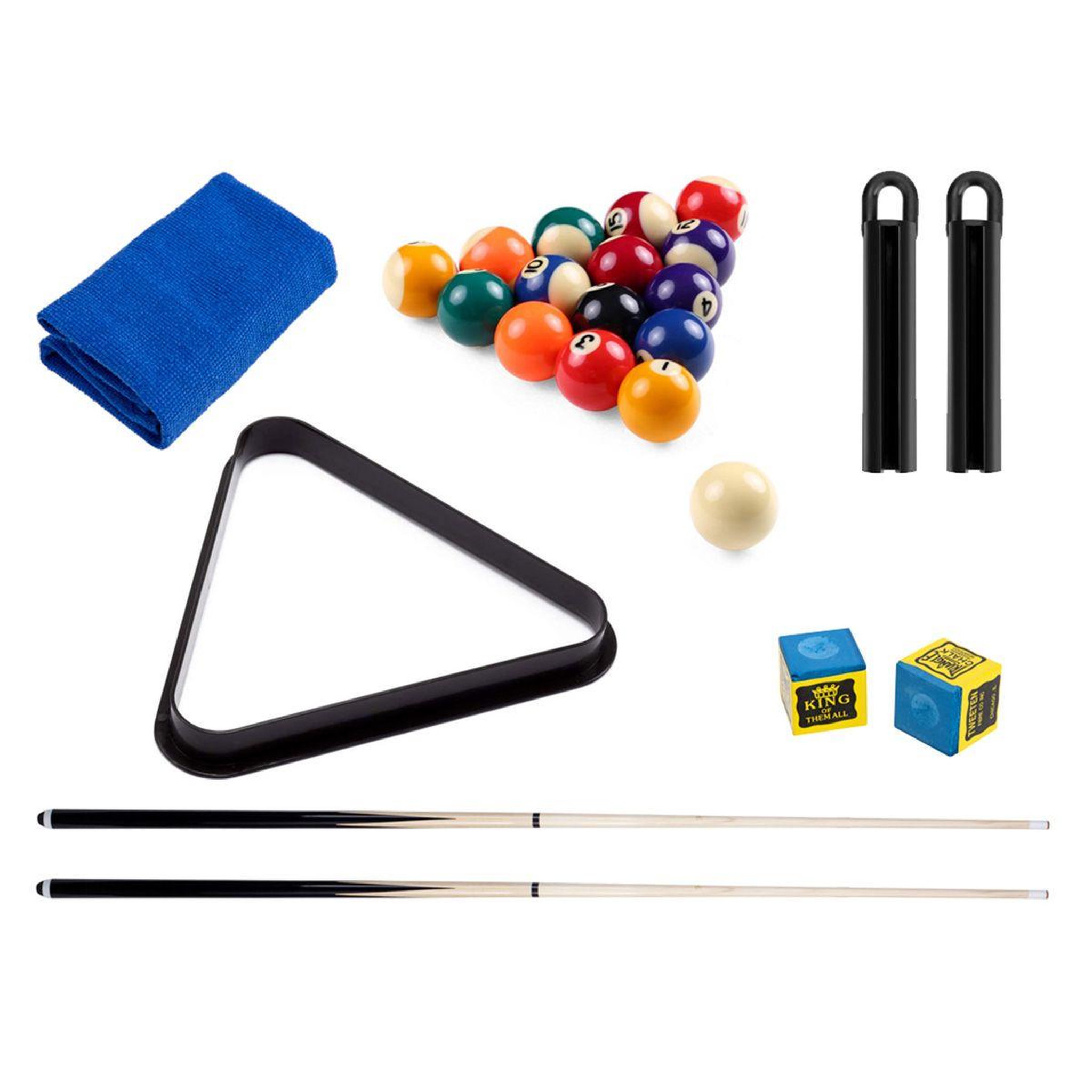 DE FAUGERES Lot d'Accessoires Billard  6 Feet  66cm Multicolore
