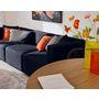Voir la diapositive 3 : LISA DESIGN Nova - canapé modulable 3 places - en velours