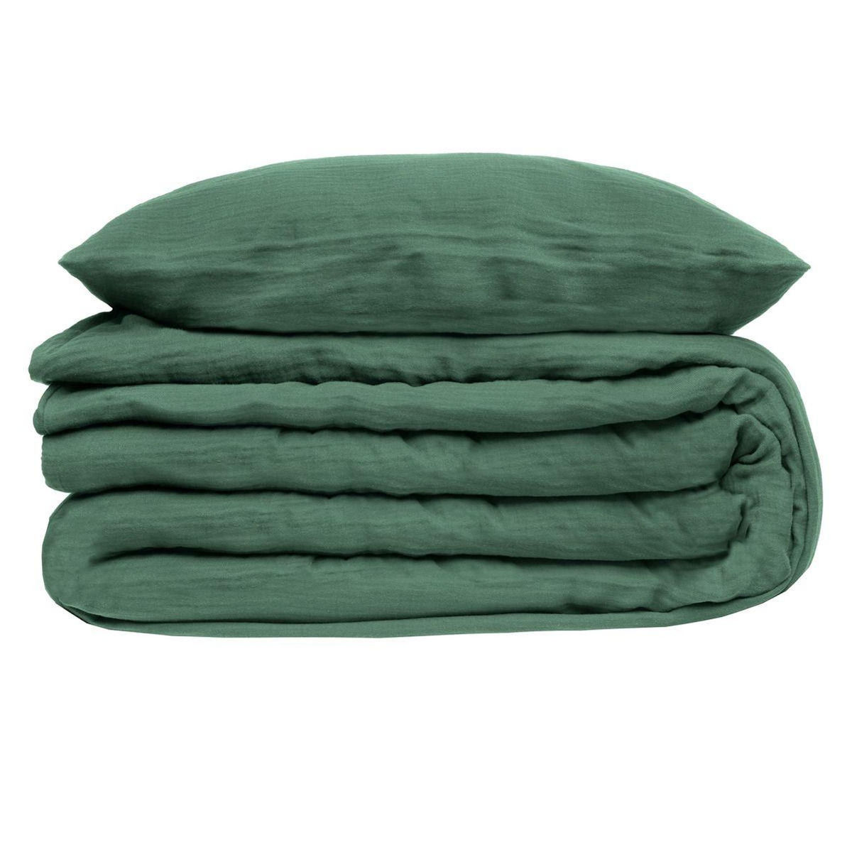 ATMOSPHERA Parure de lit en doublure Gaze de coton grand modèle