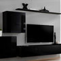 Voir la diapositive 1 : Paris Prix Meuble TV Mural Design  Switch V  250cm Noir