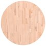 Voir la diapositive 2 : VIDAXL Dessus de table Ø80x2,5 cm rond bois massif de hetre