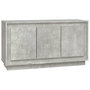 Voir la diapositive 2 : VIDAXL Buffet gris beton 102x35x55 cm bois d'ingenierie