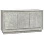 Voir la diapositive 2 : VIDAXL Buffet gris beton 102x35x55 cm bois d'ingenierie