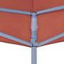 Voir la diapositive 5 : VIDAXL Toit de tente de reception 4,5x3 m Terre cuite 270 g/m^2