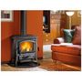 Voir la diapositive 3 : NORDICA EXTRAFLAME Poêle à bois fonte 7.3kw noir - isettaevo4.0