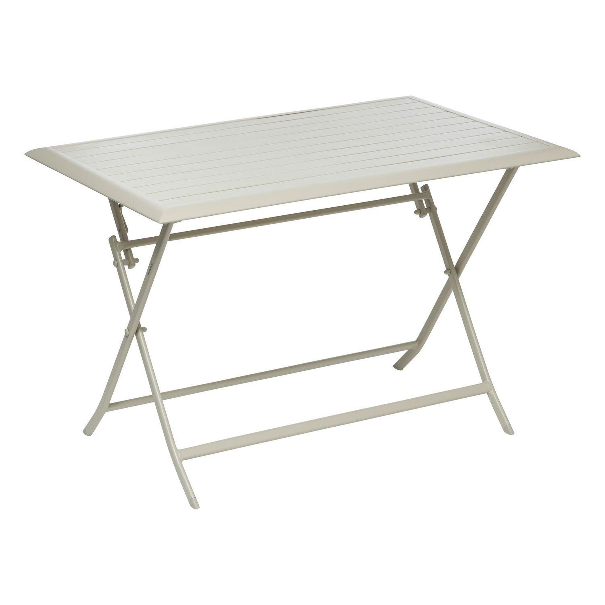 Voir la diapositive 1 : HESPERIDE Table de jardin pliante azua en aluminium