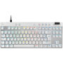 Voir la diapositive 1 : Logitech Clavier gamer G Pro X TKL Rapid Blanc