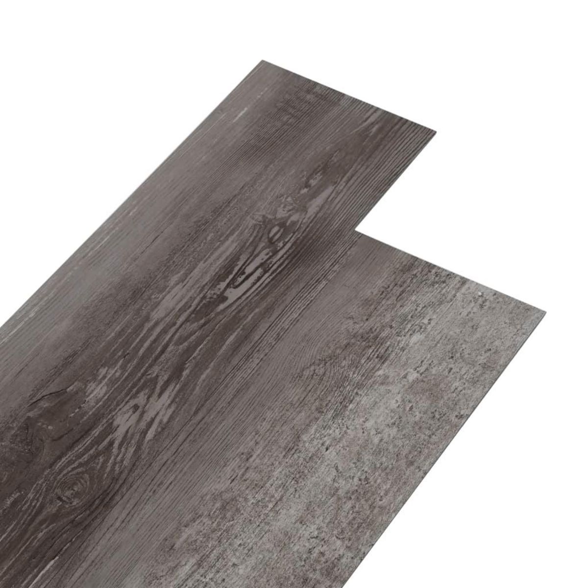 VIDAXL Dalles de plancher PVC autoadhesif 5,21 m² 2 mm bois raye