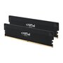 Voir la diapositive 2 : Crucial CRUCIAL Mémoire RAM DDR5 PRO - Overclocking Edition - Kit 64GB (2 x 32GO) - 6000 MT/s - CL40 - UDIMM - Noir