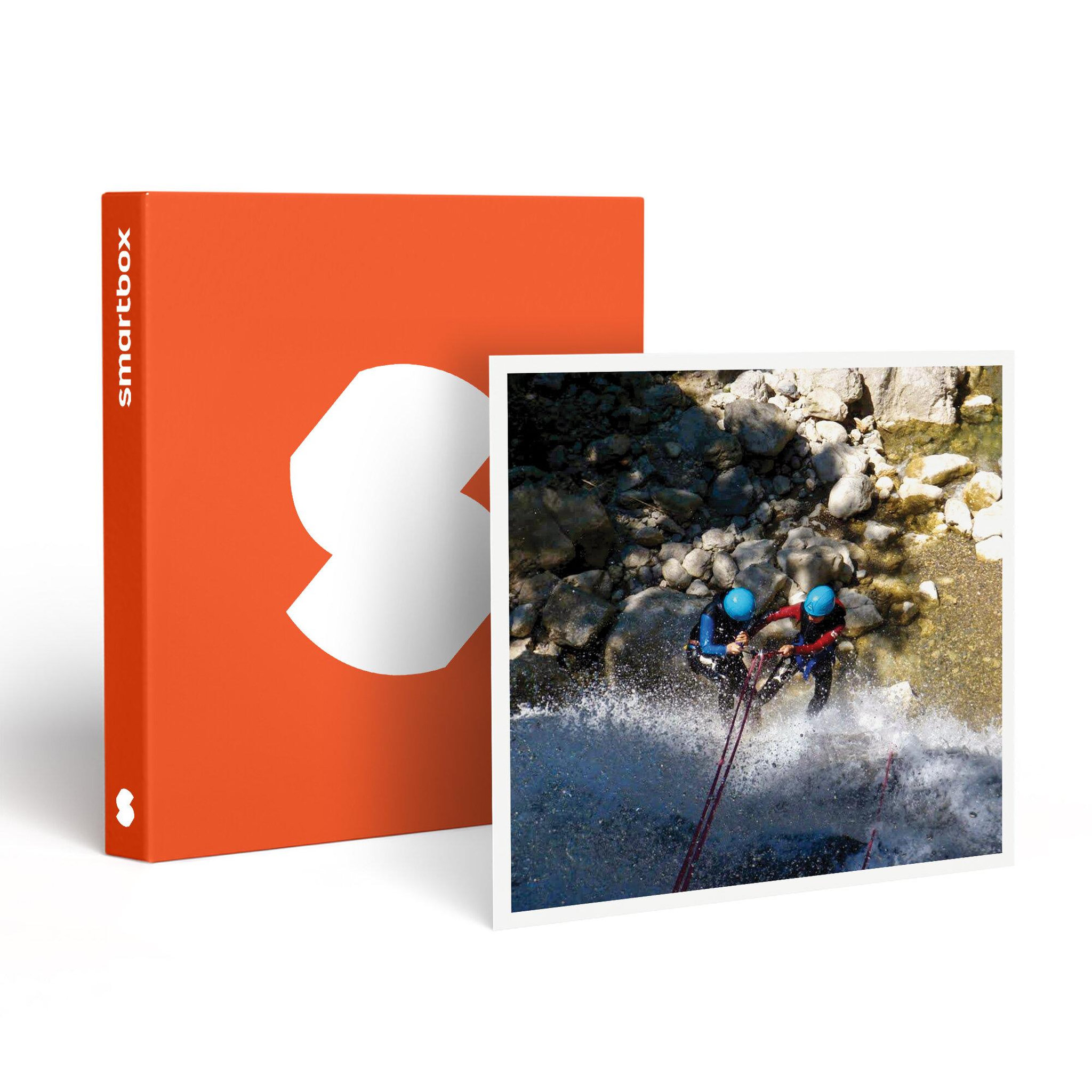 Smartbox 4h30 de canyoning pour 2 personnes avec photos près de grenoble - coffret cadeau sport & aventure