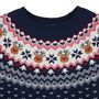 Voir la diapositive 2 : INEXTENSO Robe pull noël jacquard fille