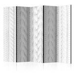 Paris Prix Paravent 5 Volets  White Knit  172x225cm