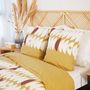 Voir la diapositive 3 : COTE DECO Housse de couette 240 x 260 Geojaune + 2 taies 100% coton 57 fils