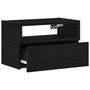 Voir la diapositive 5 : VIDAXL Tables de chevet murales 2 pcs noir 45x26x28,5 cm