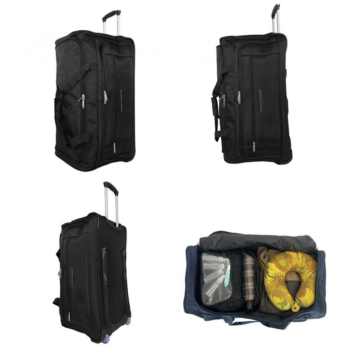 David Jones Sac de voyage avec roulettes 83L  70cm