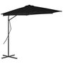 Voir la diapositive 2 : VIDAXL Parasol de jardin avec mat en acier noir 300x230 cm