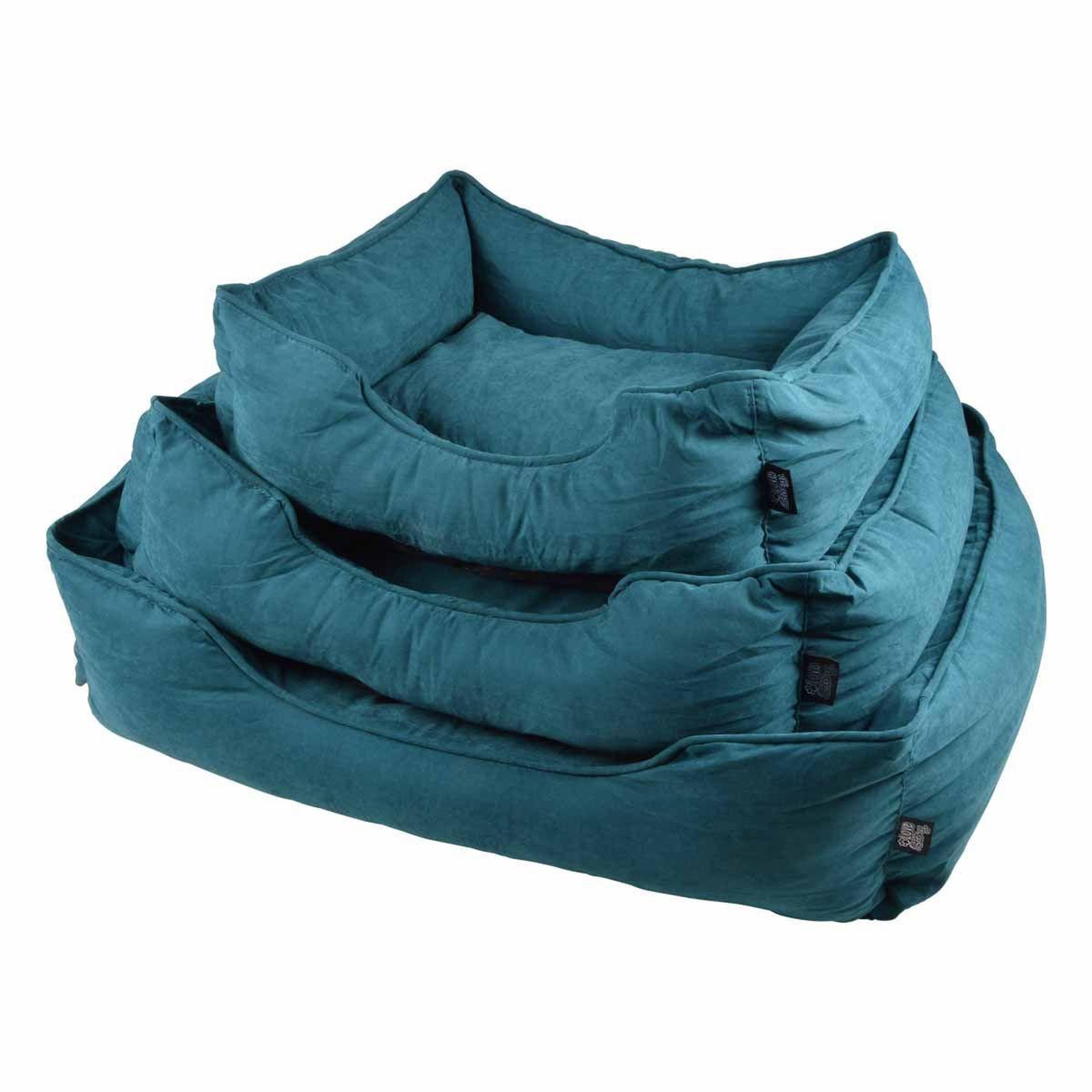 LOVE STORY Lot de 3 paniers pour chien & chat  softy  73cm émeraude