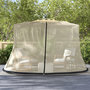 Voir la diapositive 6 : OUTSUNNY Moustiquaire cylindrique pour parasol 3 m diamètre avec fermeture éclair et lestage beige