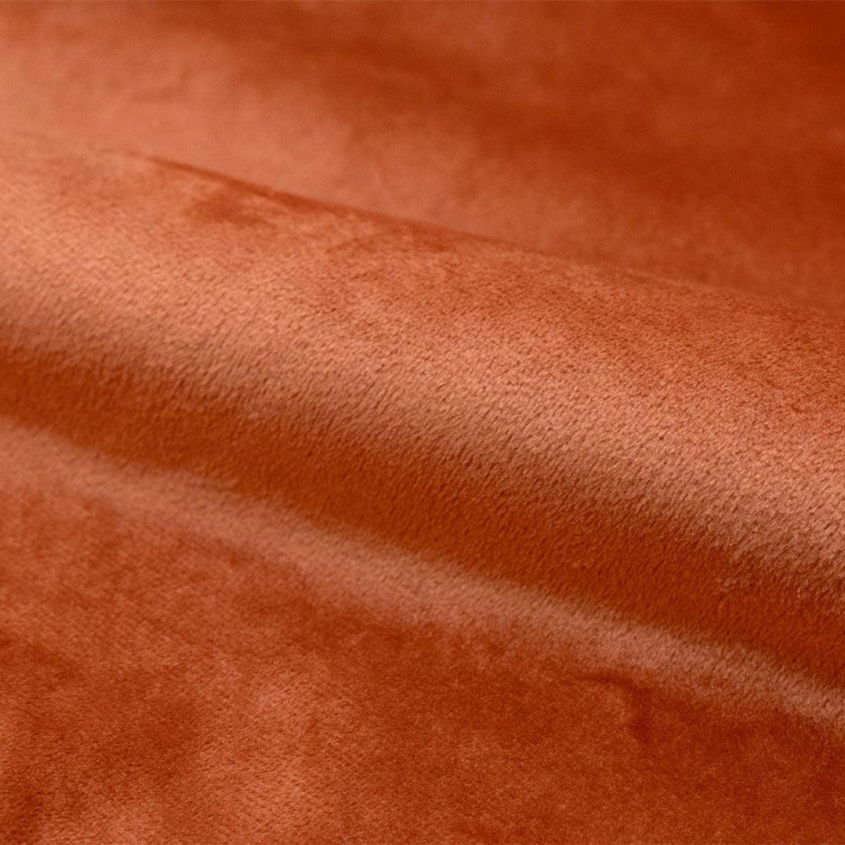 Rendez vous déco Lot de 2 chaises de bar 75 cm en velours orange - Marquise