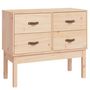 Voir la diapositive 2 : VIDAXL Armoire console 90x40x78 cm Bois de pin solide