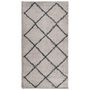Voir la diapositive 2 : VIDAXL Tapis shaggy a poils longs moderne beige anthracite 80x150 cm