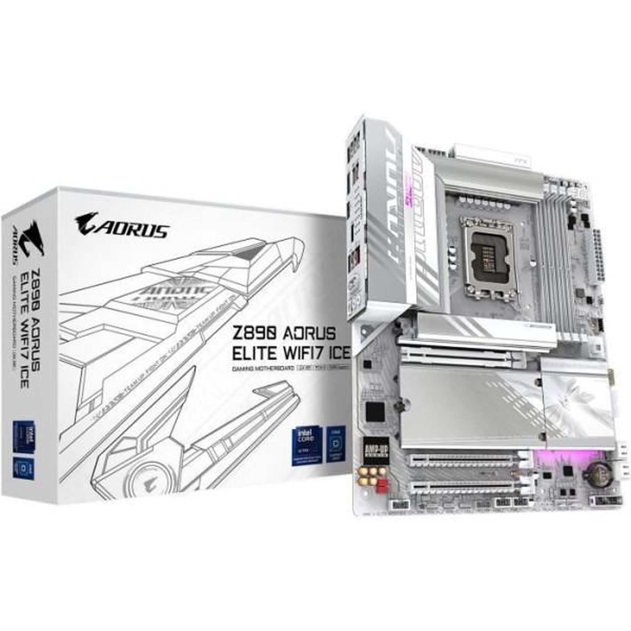 Voir la diapositive 1 : Gigabyte Carte mere - GIGABYTE - Z890 A ELITE WF7 ICE