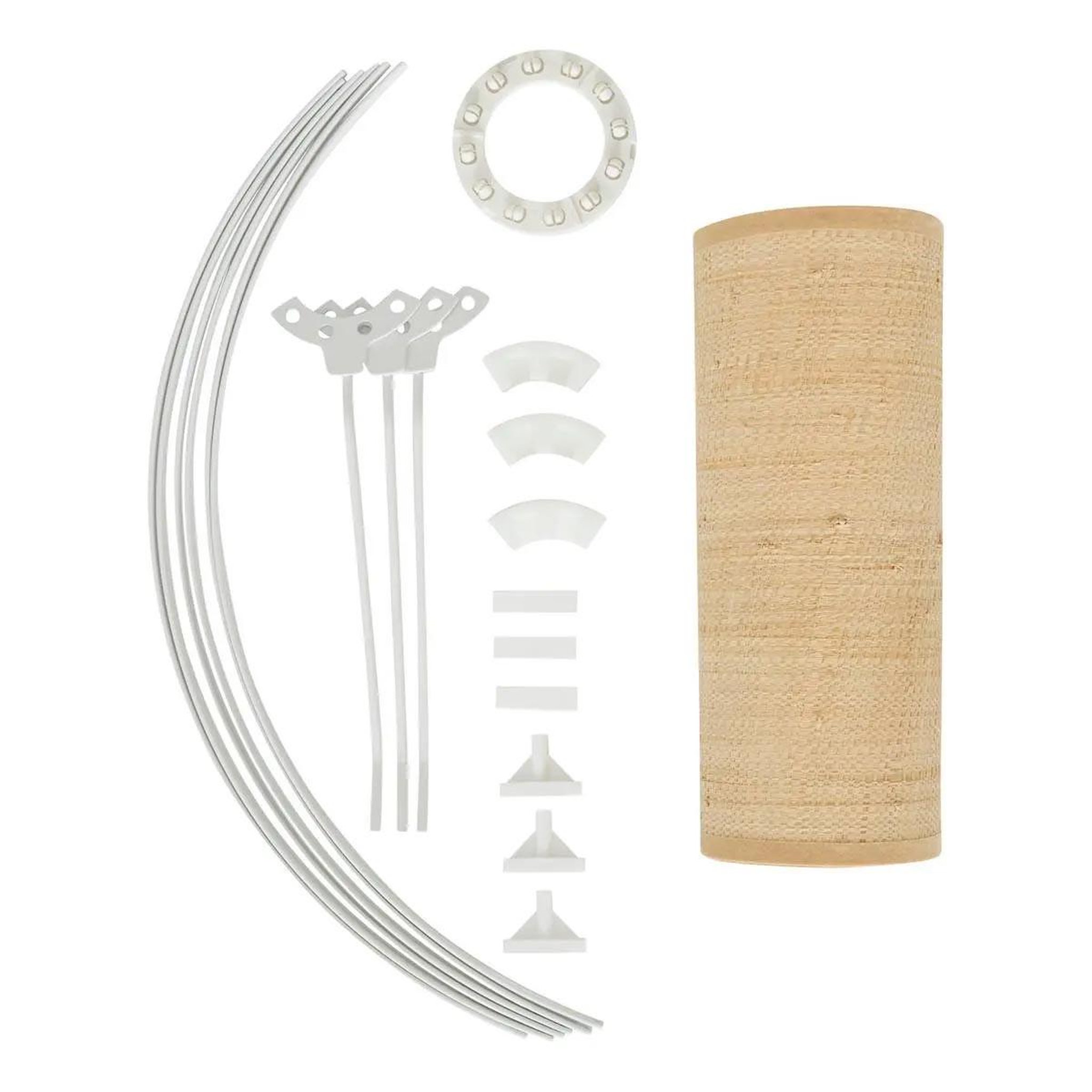 Voir la diapositive 4 : ATMOSPHERA Abat-jour en raphia  beline  30cm beige