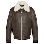 Schott Veste en Cuir  Homme Schott Flight. Coloris disponibles : Marron
