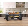 Voir la diapositive 1 : CLATRONIC Grill-raclette Pour 2 Personnes 263694 Clatronic Noir