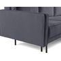 Voir la diapositive 4 : BEST MOBILIER Charlie - canapé d'angle réversible 4 places - convertible avec coffre - en tissu