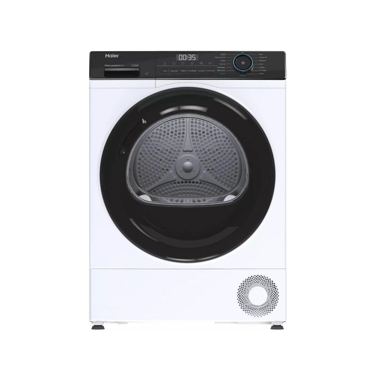 HAIER Sèche-linge pompe à chaleur 60cm 8kg blanc - HD80-A2939E-FR