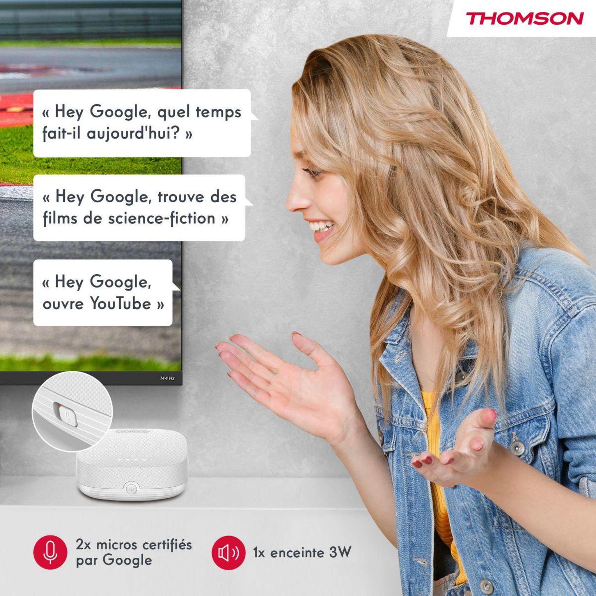 Voir la diapositive 4 : THOMSON Passerelle multimédia 270w box 4k plus avec google tv