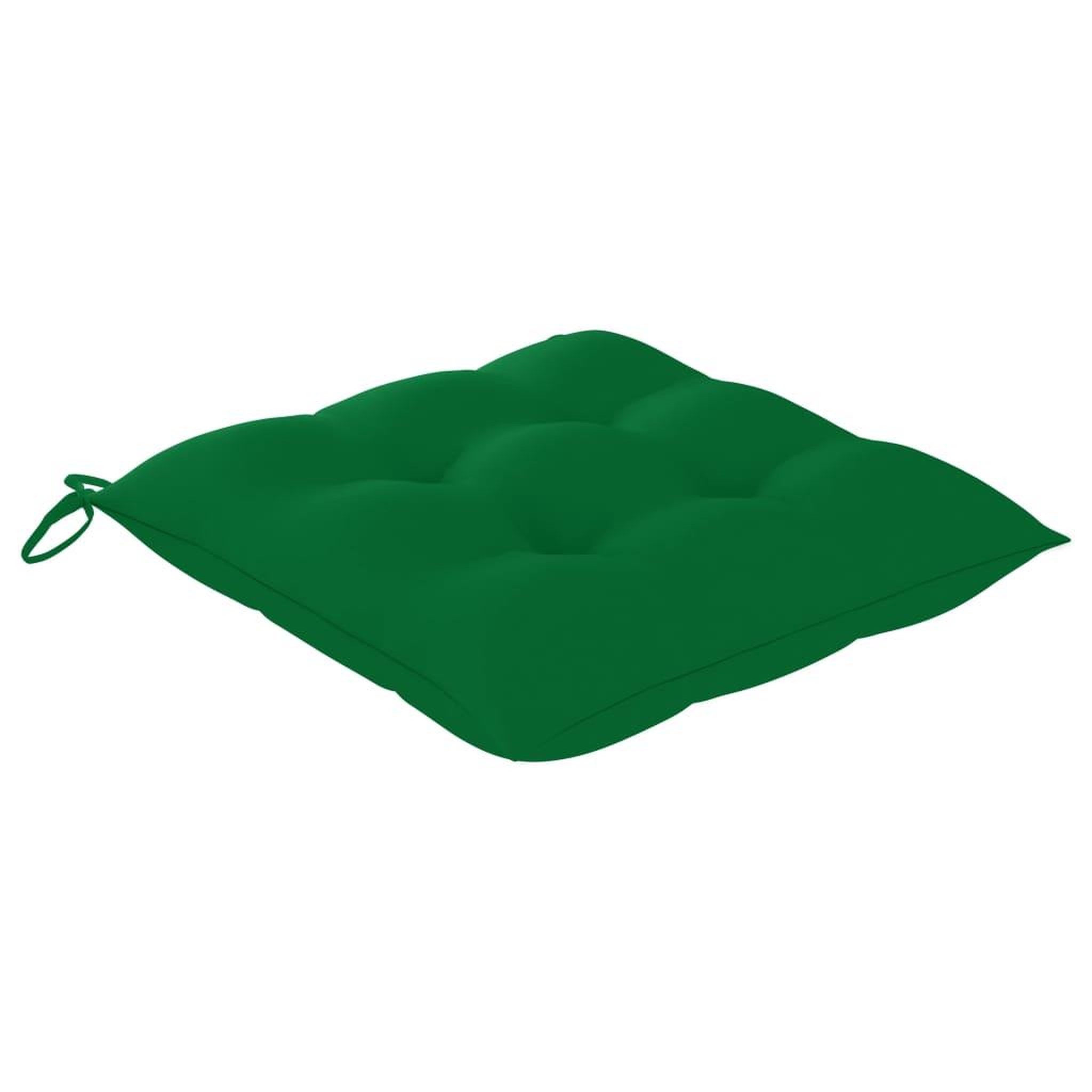 Voir la diapositive 4 : VIDAXL Chaise a bascule avec coussin vert Bois de teck solide